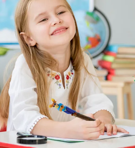 Miniatura 5 de Bolígrafos planetarios geniales y novedosos bolígrafos de alce – Lindo, divertido y único, suministros de oficina para niños y adultos, bolígrafo