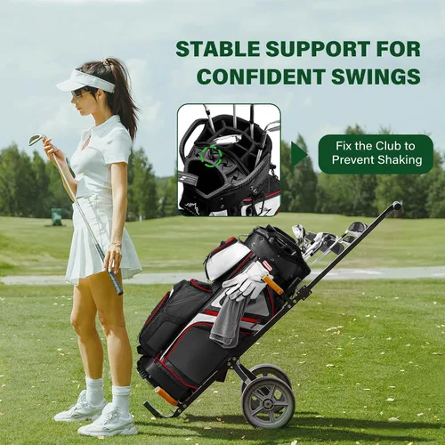Miniatura 3 de UNIHIMAL Bolsa de carrito de golf Divisor organizador de 15 vías, bolsa de golf premium con asas cómodas y 14 bolsillos