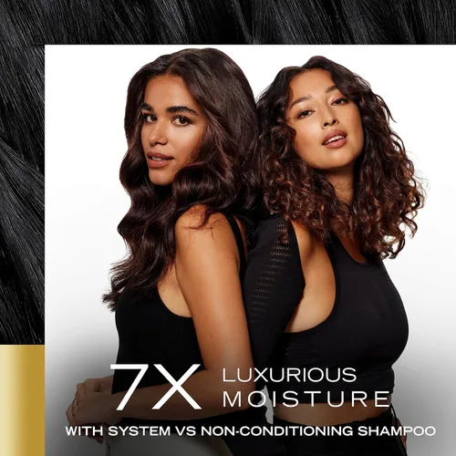 Miniatura 3 de TRESemmé Acondicionador rico en humedad, ceramida + ácido hialurónico, acondicionador de tamaño de viaje para cabello dañado, acondicionador
