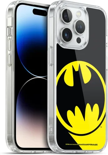 Miniatura 217 de Head Case Designs Funda de gel con licencia oficial de Batman DC Comics Bat Signal Logos [protección de grado militar] compatible con Apple iPhone 7