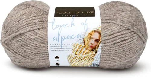 Miniatura 35 de Lion Brand Yarn (1 madeja) Hilo Touch of Alpaca, Carmesí