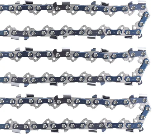 Miniatura 6 de Paquete de 5 cadenas de motosierra de 4 pulgadas, paso de 1/4" LP, calibre.043", 28 eslabones de transmisión, compatibles con STIHL GTA26, STIHL