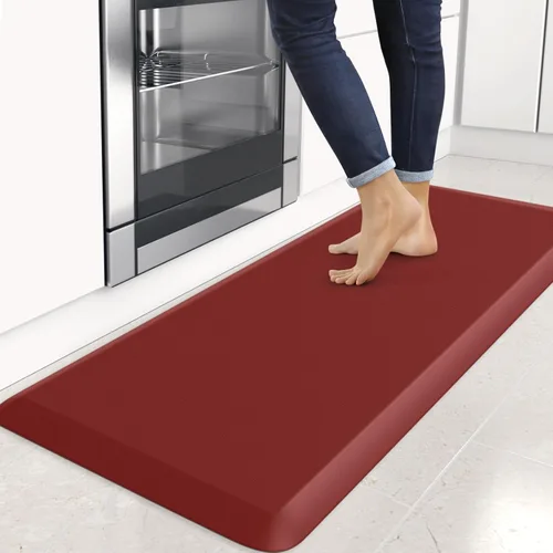 Miniatura 35 de StepRite Tapete de cocina antifatiga de 4/5 pulgadas de grosor, antideslizante, resistente a las manchas y al agua, tapete de escritorio para Azul