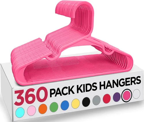 Miniatura 61 de Utopia Home Paquete de 20 Perchas para Niños - Perchas de Plástico para Bebé de 11.5 Pulgadas para Armario - Perchas para Niños para Ropa y Percha