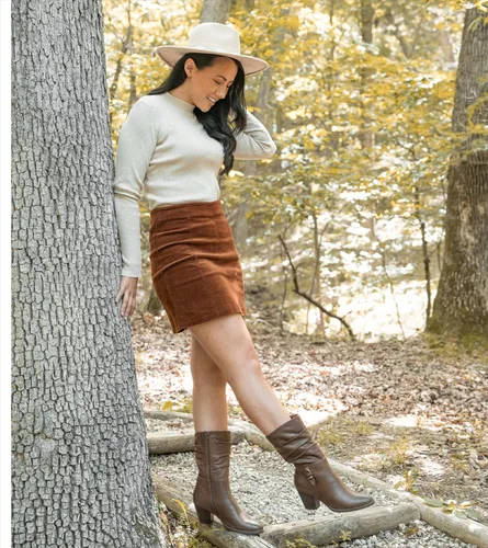 Miniatura 9 de Baretraps CHEYENNE Botas de mujer Cepillo Marrón Talla 9.5 M (BT29412), Marrón cepillado (Brush Brown)
