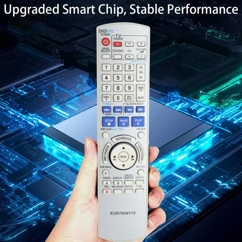 Miniatura 5 de EUR7659Y70 - Control remoto compatible con grabadora de DVD VCR Panasonic DMR-ES25 DMR-ES35 DMR-ES45 DMR-ES46 DMR-ES25S DMR-ES35V DMR-ES45V