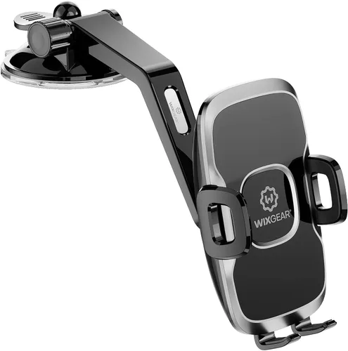 Soporte universal curvado con ventosa para tablero de instrumentos para automóvil, rotación de 360 grados, compatible con iPhone 13 Pro Max, 12 Pro,