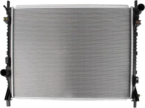 Miniatura 15 de TRQ Radiador de 1 fila de núcleo de aluminio de 26.5 pulgadas de ancho de núcleo compatible con Chevrolet Captiva Sport 2012-2015 Saturn Vue