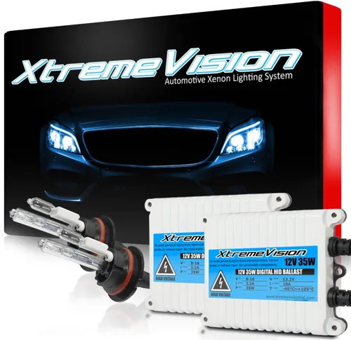 Miniatura 14 de XtremeVision H1 10K 35W AC Xenón Paquete - Bombilla de faro de Xenón con balasto de AC delgado - 10000K Azul Oscuro - Bombillas de Xenón - 1 par