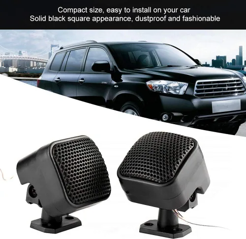 Miniatura 2 de Altavoz de coche, 1 par de tweeter de audio de coche de 12 V, 500 W, tweeters para audio de coche