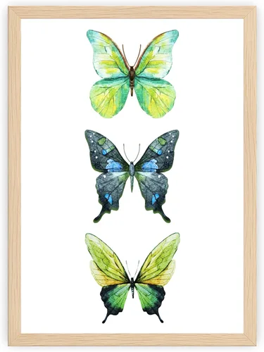 Miniatura 16 de Arte de pared de mariposas - Decoración de mariposas rosadas - Impresión artística de acuarela - 11 x 14 - Póster sin marco