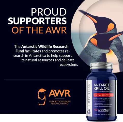Miniatura 8 de Aceite de Krill Orgánico 100% Puro 1000mg, 60 Días, Omega 3, Concentración Más Alta 56% Fosfolípidos, Capturado Silvestre, SuperbaBoost Antártico