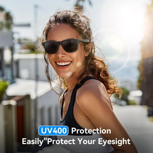 Miniatura 7 de XO Simple is Beauty Lentes de audio inteligentes para exteriores, lentes de sol Bluetooth unisex para hombres y mujeres con micrófono y altavoces