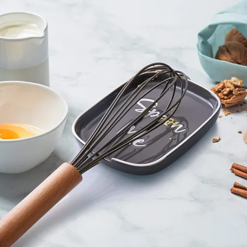 Miniatura 6 de Reposacharas de Cerámica para Estufa, DAYYET Soporte Grande para Cucharas para Encimera de Cocina, Reposacharas para Café, Soporte para Utensilios