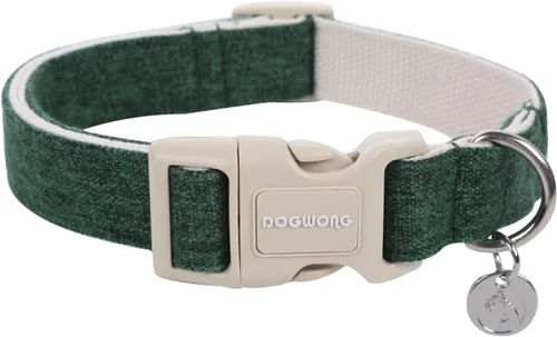 Miniatura 12 de DOGWONG Collar de perro de San Valentín, collar de perro con estampado de corazones para perros grandes, lindos collares de primavera, hembra