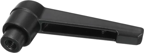 Miniatura 3 de uxcell Perillas ajustables M5, mango de rosca hembra, botón de trinquete de liberación rápida, perno giratorio para maquinaria de torno, color negro