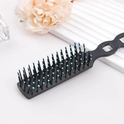 Miniatura 4 de Cepillos de pelo a granel para personas sin hogar, paquete de 12 cepillos de pelo a granel para cabello rizado, ondulado, secado de pelo, Negro