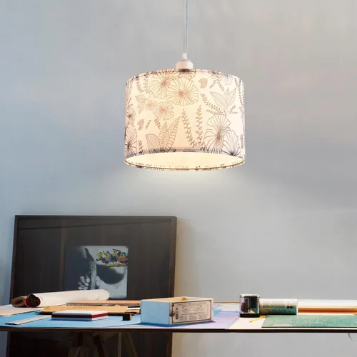 Miniatura 7 de Paquete de 2 Lámparas Colgantes Enchufables, Luz Colgante con Cable Transparente de 15 Pies, Interruptor de Encendido/Apagado, Pantalla de Lámpara