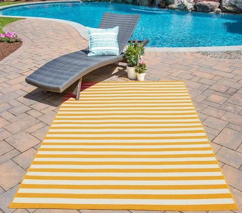 Miniatura 2 de Momeni Rugs Baja Collection - Alfombra de área, 1'8" x 3'7", amarillo