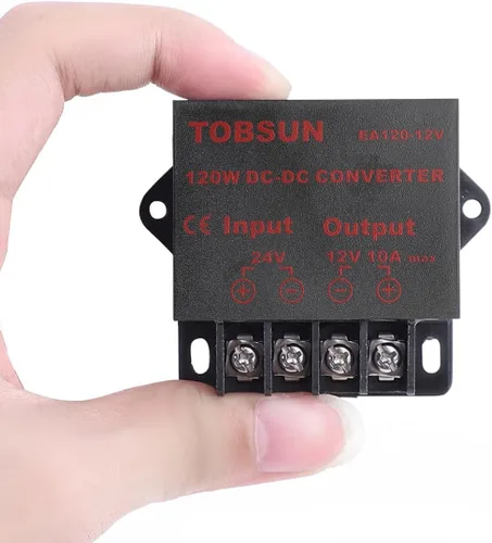 Miniatura 5 de DC 24V a DC 12V 10A 120W Convertidor Reductor Step Down Buck Regulador de Voltaje Reductor Convertidor de Energía Mini Módulo Transformador 12V
