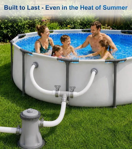 Miniatura 7 de Conector de manguera de piscina para doble sello a prueba de fugas y flujo de agua estable, adaptador de manguera de piscina de junta en T de 1.25 a