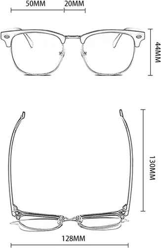 Miniatura 5 de Gafas de lectura fotocrómicas de transición para hombres y mujeres, gafas de sol transparentes, lentes de sol para lectores UV400 Retro Rivet Square