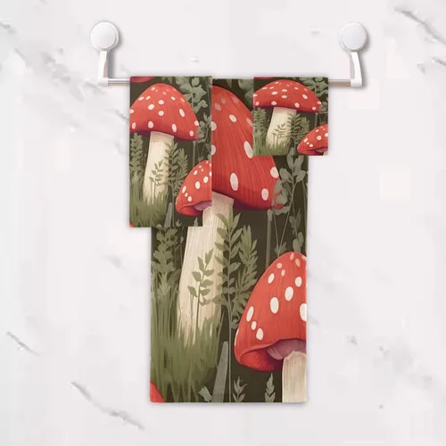 Miniatura 5 de Juego de toallas de baño de 3 piezas, absorbentes y suaves, toallas de mano, toallas decorativas para baño, gimnasio, hotel, playa, piscina