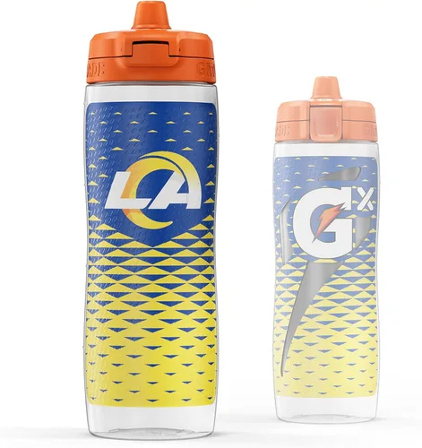 Miniatura 36 de Gatorade Gx NFL - Botellas antideslizantes para apretar, 30 onzas líquidas, sistema de hidratación Gx