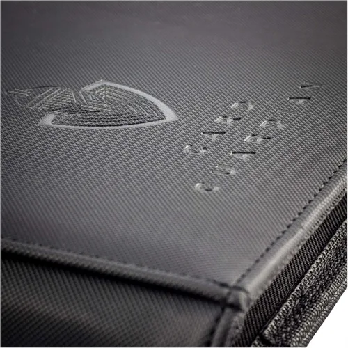 Miniatura 9 de Card Guardian - Carpeta negra prémium de 9 bolsillos con zíper para 360 tarjetas - Carpeta para cartas coleccionables con bolsillos de entrada Negro