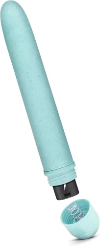Miniatura 7 de Blush Gaia® Eco - Vibrador delgado y silencioso de 7 pulgadas, BioFeel a base de plantas, sostenible para clítoris, placer vaginal y anal
