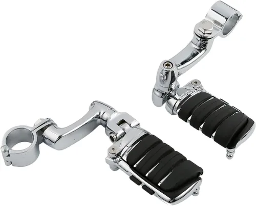 Miniatura 32 de TCT-MOTORPARTS Soportes de clavijas de pie de barra de carretera negro para Harley Touring 22/25/32/1.378 in