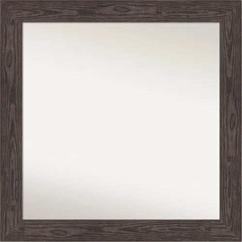 Miniatura 160 de Amanti Art Espejo personalizado, espejo de baño negro puente, espejo de pared o espejo de tocador de baño sobre el fregadero (26 x 26 pulgadas)