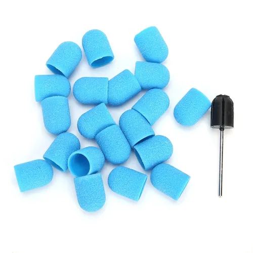 Miniatura 2 de Brocas de taladro de uñas, banda de lijado de uñas, broca para manicura, pedicura, pulido de uñas, rebabas, uso en salón de belleza, juego de lijado