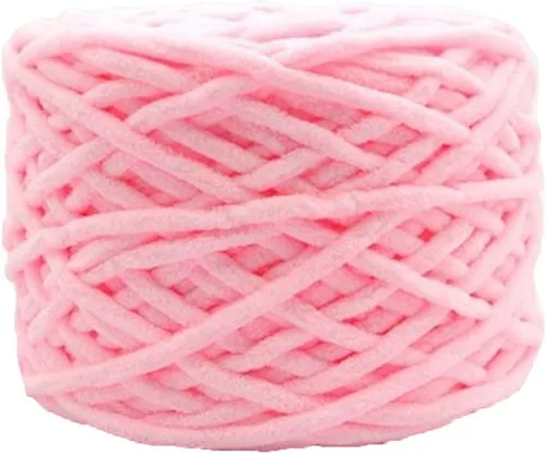 Miniatura 24 de Hilo de felpilla grueso y esponjoso, color negro, grueso, lavable, suave y cálido, hilo de punto a mano, hilo accesorio, 5.64 oz