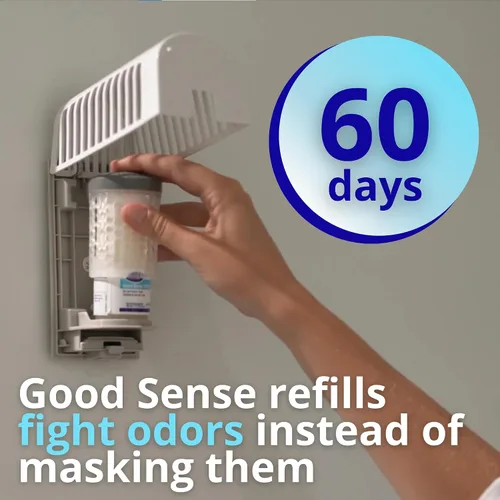 Miniatura 4 de Diversey 100910595 Good Sense - Repuesto para sistema de cuidado de aire de 60 días, cartucho de ambientador de control continuo de olores