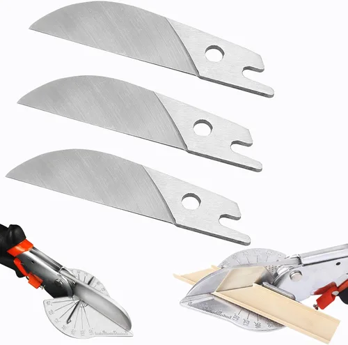 Cuchilla de repuesto para tijeras de inglete, tijeras cortadoras de tijeras, cuchillas de corte angular multiángulo, para manualidades, cuchilla de