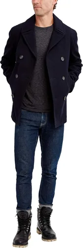 Miniatura 9 de Nautica Men's Wool Blend Peacoat – Double-Breasted Winter Coat, Regular, Big & Tall Sizes