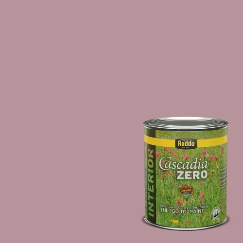Miniatura 170 de Rodda Paint CASCADIA ZERO - Pintura satinada e imprimación para interiores en uno, 1 galón, Lady Flower Flor de señora