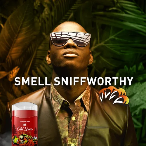Miniatura 5 de Old Spice Desodorante sin aluminio para hombres, protección contra olores 24/7, frescura 24/7 y aroma duradero, se pone claro, Bearglove con aroma