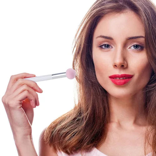 Miniatura 7 de PAGOW 6 aplicadores de maquillaje de esponja con asa, aplicadores de sombra de ojos de esponja, cepillo de esponja para sombra de ojos, brochas