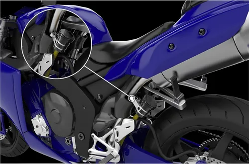 Miniatura 5 de Universal motocicleta aceite taza depósito líquido freno trasero para Z400 Z650 Z900 Z900RS Ninja 400 Ninja 650 negro