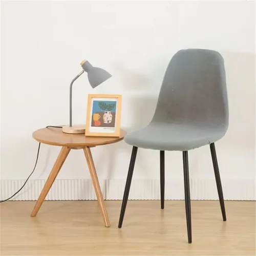 Miniatura 7 de Paquete de 4 fundas de elastano modernas de mediados de siglo, reutilizables, sin brazos, para sillas de comedor, para cocina, hogar, bar, hotel