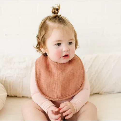 Miniatura 6 de Konssy Baberos de muselina para bebé, paquete de 8 unidades, bandana de algodón, unisex, para niños y niñas, juego suave y absorbente para dentición