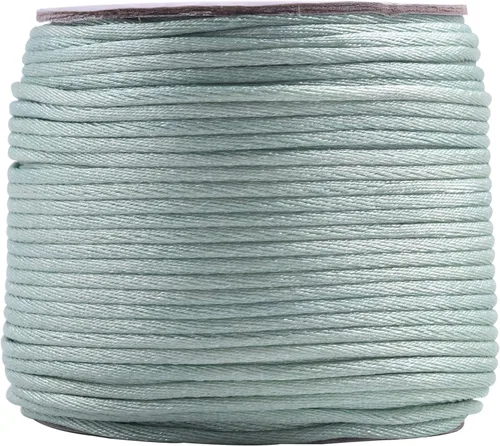 Miniatura 56 de KONMAY 80 Yardas 1.0mm Cordón Rattail de Nylon Satén Seda Trim Hilo para Cuentas para Nudos Chinos, Kumihimo, Trabajo con Cuentas, Macramé, 2-Azul