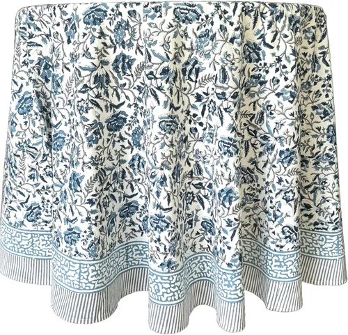 Miniatura 38 de ATOSII Mantel 100% algodón, Amara, floral, hecho a mano, rectangular, de lino, para cocina, comedor, fiestas, bodas, exteriores, picnics, Pascua