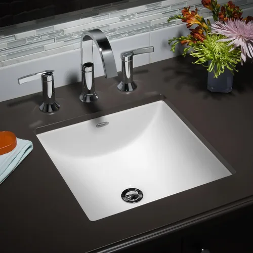Miniatura 3 de American Standard 0426000.020 Studio Care - Lavabo bajo mostrador de 13 x 13 pulgadas, color blanco