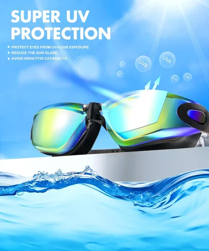 Miniatura 7 de NSSIW Swim Goggles,Anti-Fog Swimming Goggles, 3 Pack Goggles Swimming Adult Men Women Youth