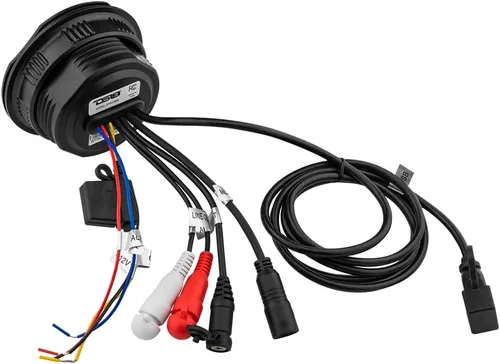 Miniatura 7 de DS18 BTRCRMIC Controlador de audio Bluetooth inalámbrico, receptor marino impermeable, control remoto con USB Bluetooth RCA, micrófono estilo radio