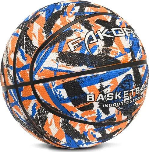 Miniatura 8 de Baloncesto para niños y niñas de 3/5 (22 pulgadas/27.5 pulgadas), baloncesto de goma de alta calidad para interiores y exteriores, para niños y azul
