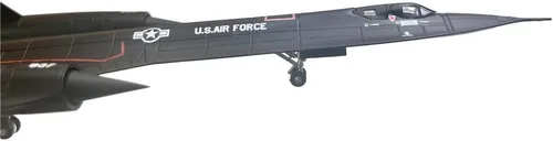 Miniatura 7 de Modelo de avión militar de metal para colección o regalo de la Fuerza Aérea SR-71 Blackbird de la Fuerza Aérea de los Estados Unidos a escala 1/144